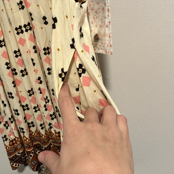 Free People Boho Size Small Charlotte Racerback Tunic Dress Western Lagenlook - Picture 8 of 9